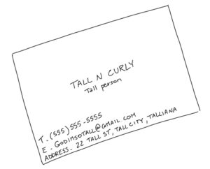 Tall N Curly - I'm tall... now wat?