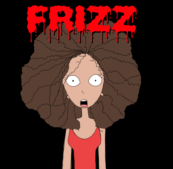 One of the biggest curly hair problems is frizz. In this comic, Tall N Curly travels the world and has to fight frizz depending on the country's humidity level
