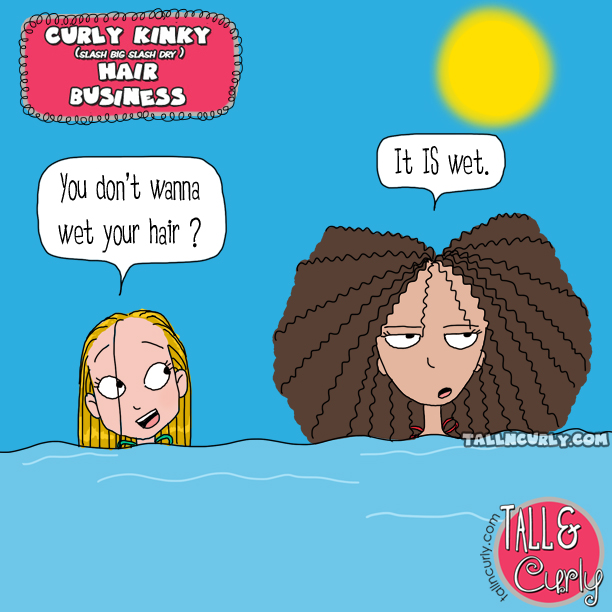 Tall N Curly - Curly Kinky Hair Business - Wet wet wet
