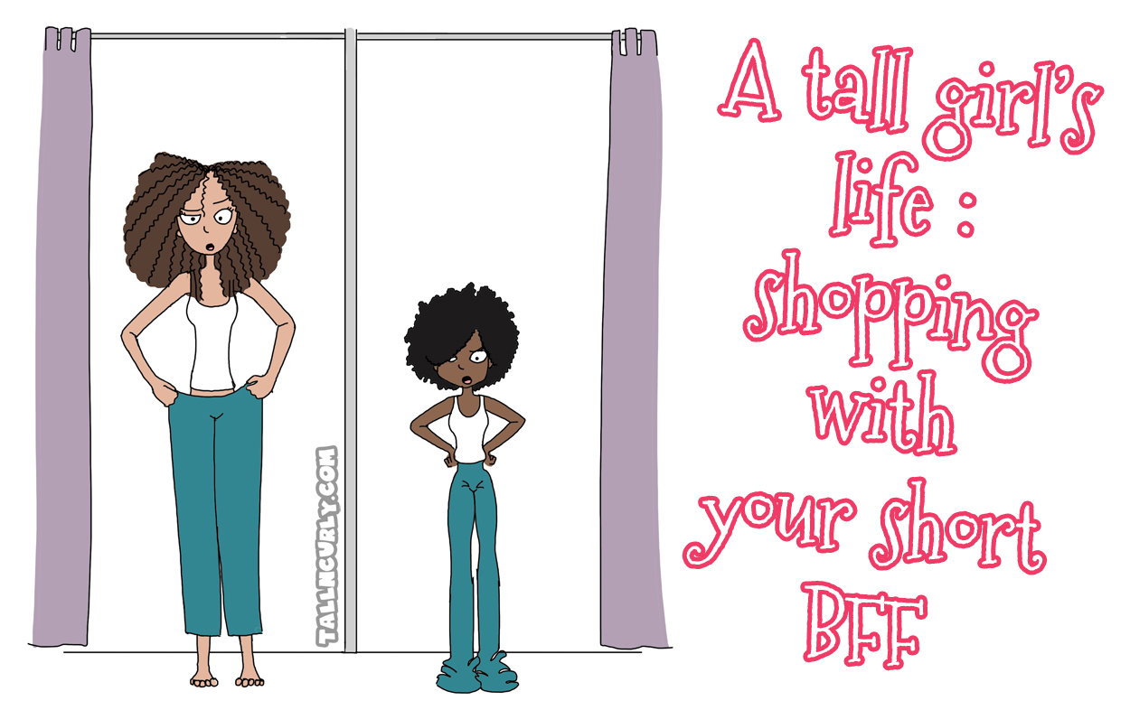 Tallies and shorties : shopping for clothes