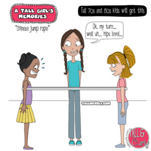 Tall N Curly - A tall girl's memories : Chinese jump rope