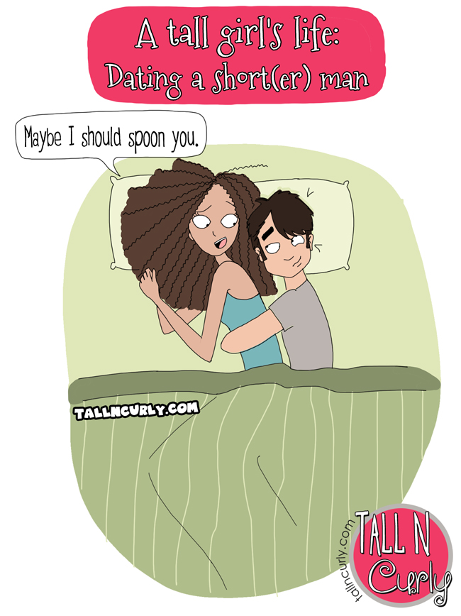 Tall N Curly - Tall girl Short (er) guy - Love with no measure - Tall N  Curly Comics