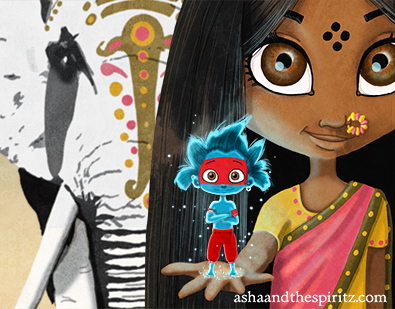 My book Asha and the Spiritz is available now + new video!