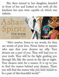 Asha and the Spiritz - excerpt #childrensbooks #kidsbooks #books #booksforkids #literature #reading #ashaandthespiritz #book #read #illustrated #illustratedbook