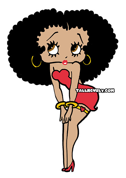 Tall N Curly - Betty Boop #stylechallenge