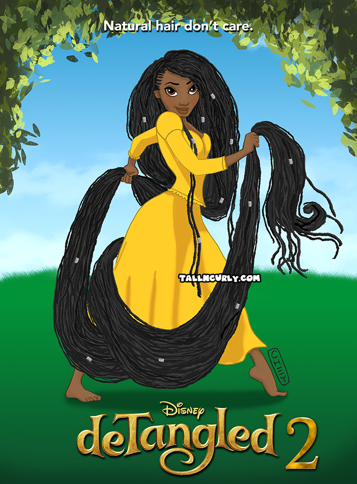 Tall N Curly - Style Challenge - Disney deTangled 2