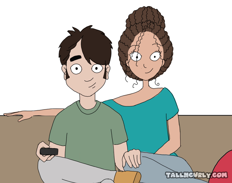 How to Tall Girl : Watching a movie with a taller girlfriend