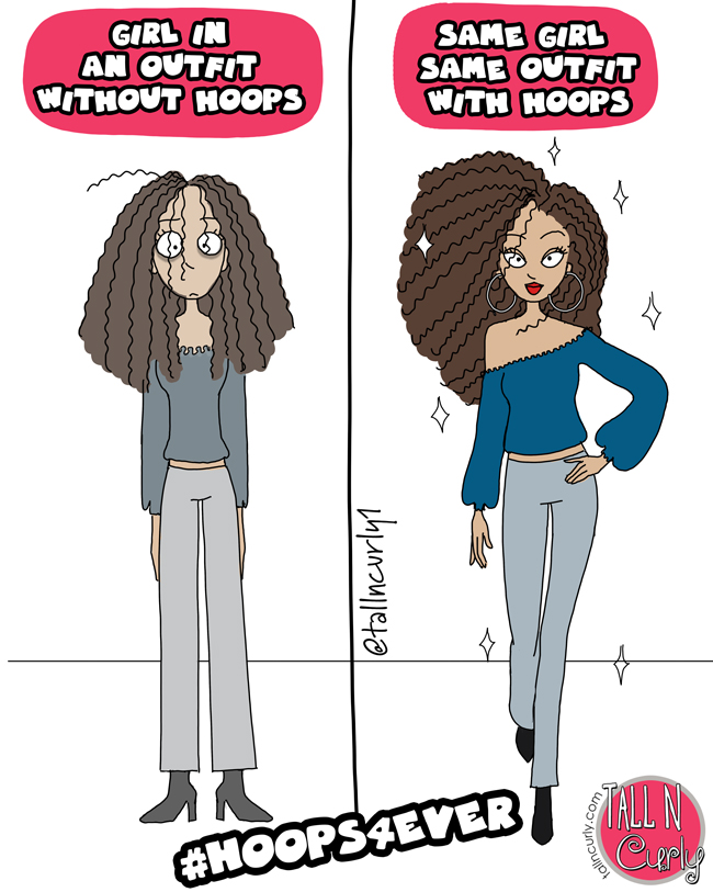 Tall N Curly - #tall #tallgirls #tallgirl #tallwomen #tallpeople #curlygirls #curlyhair #naturalhair #blackhair #selflove #comics #curls #comicstrip #cartoon #tallncurly #curls #afro #locs #webcomic #humor #comic