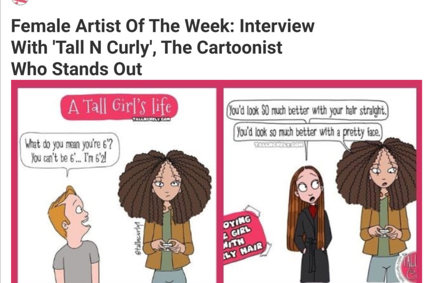 Tall N Curly is Cheezburger’s Female Artist of the Week